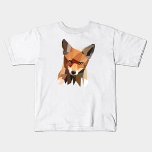 Polygon Fox Kids T-Shirt